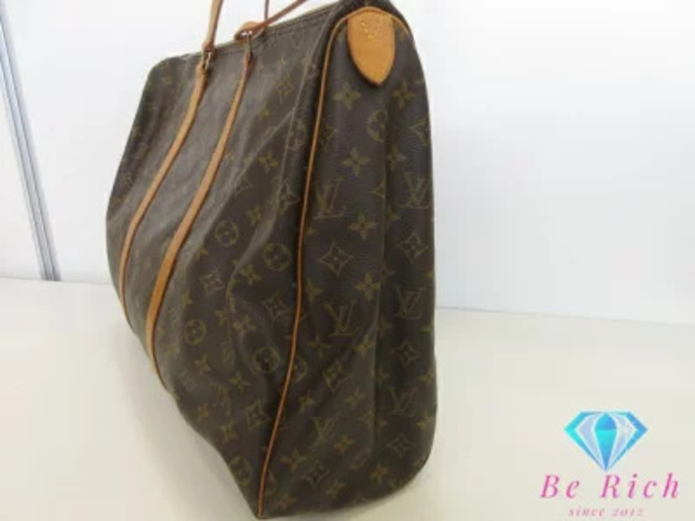 Louis Vuitton Tote Leather Flanerie Shopping Shopper Shoulder Brown Bag LV Brown